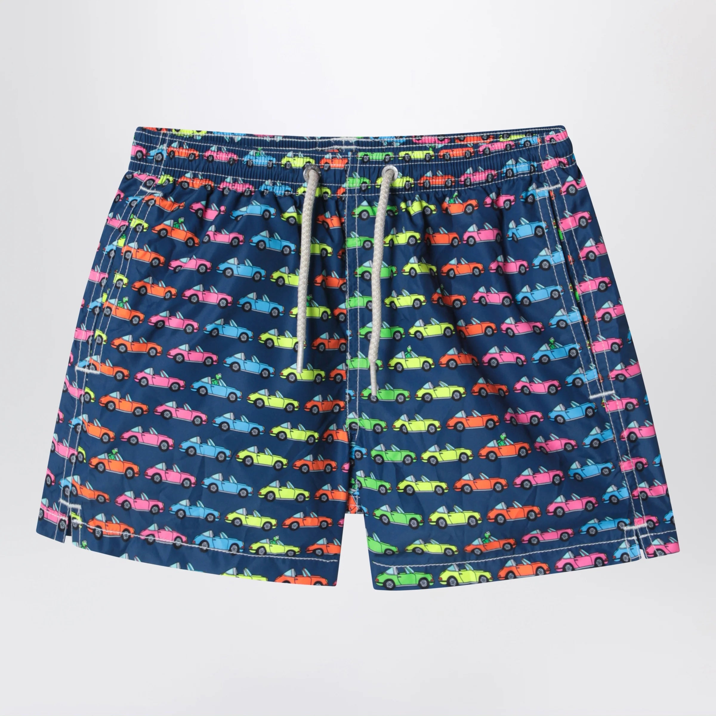 MC2 Saint Barth Jean swim shorts with car print