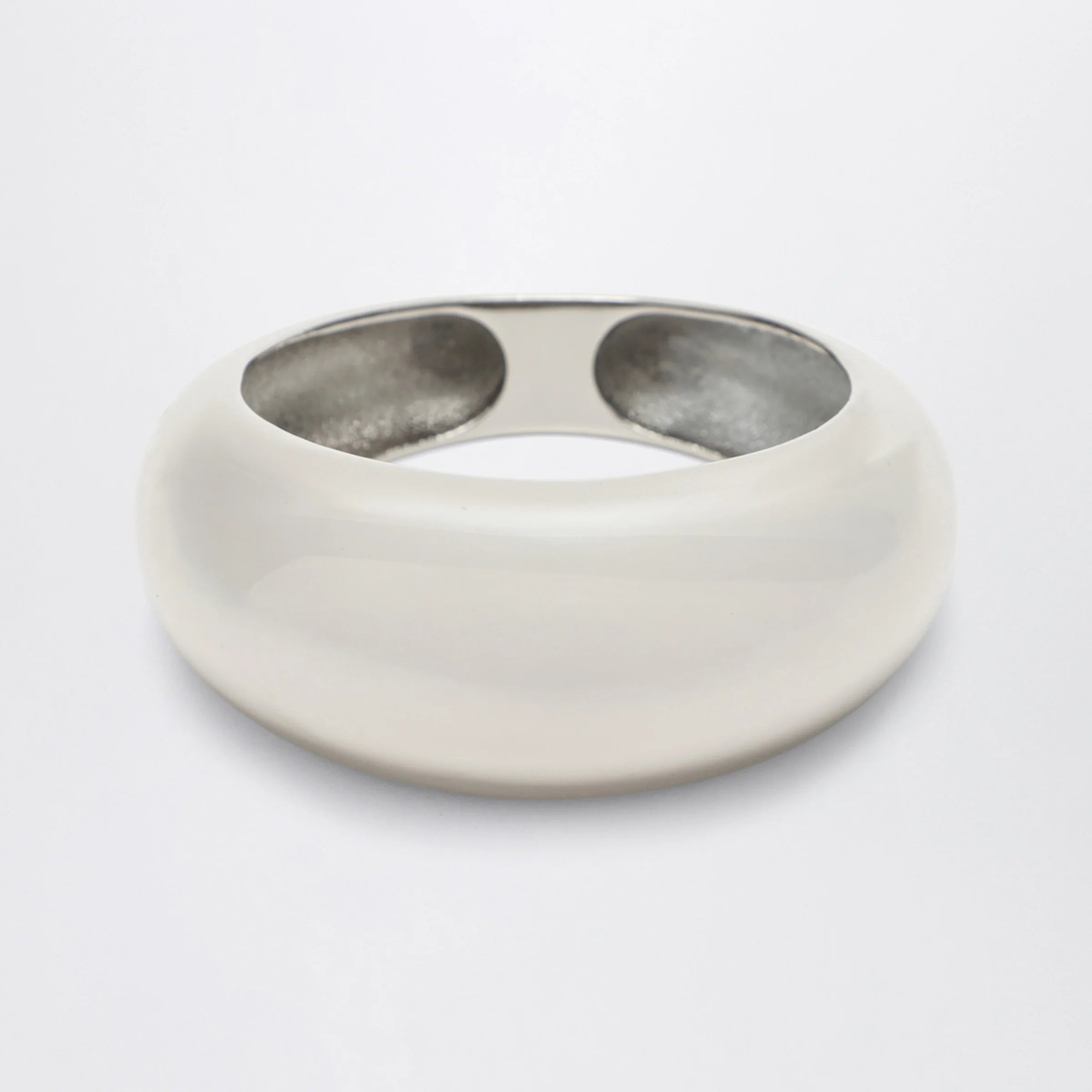 The Frankie Shop Silver-tone metal cuff bracelet