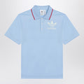 adidas by Wales Bonner Light blue polo shirt with logo
