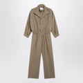 The Frankie Shop Camel Marvin jumpsuit in linen blend