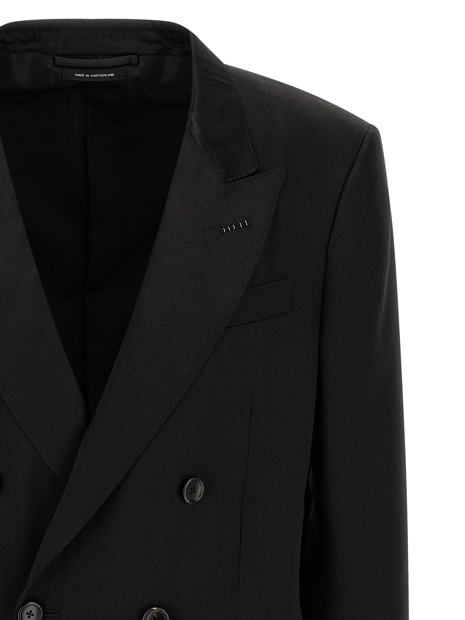 Tom Ford Tone-on-tone Polka Dot Blazer