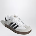 adidas Originals Samba white/black sneakers with elastic laces
