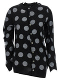 Junya Watanabe Polka Dot Maxi Cardigan