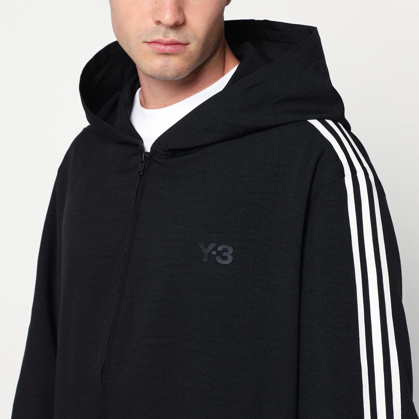adidas Y-3 3-Stripes black zip/cardigan