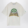 adidas x Brain Dead Core White T-shirt with logo print