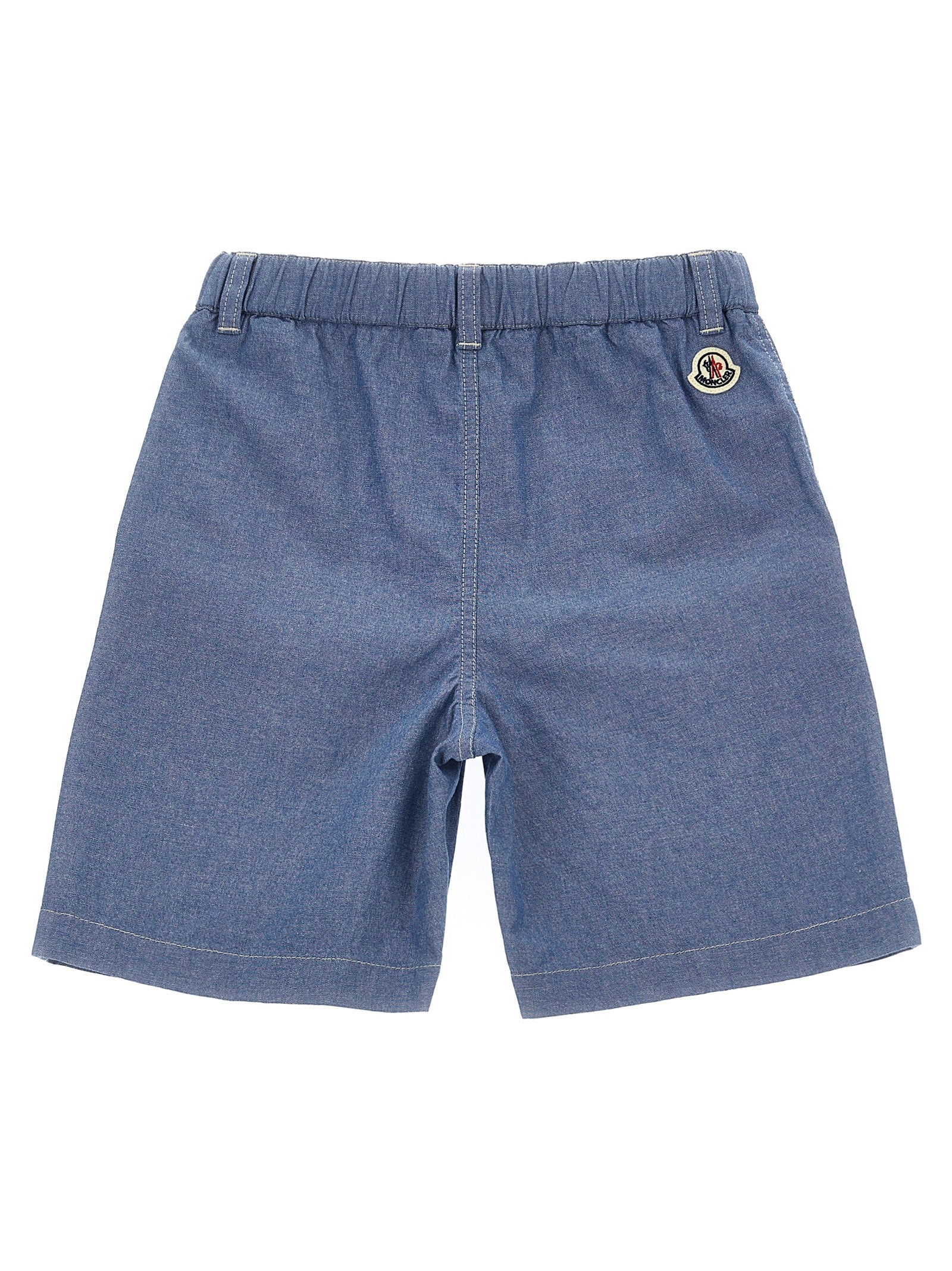 Moncler Enfant Denim Bermuda Shorts