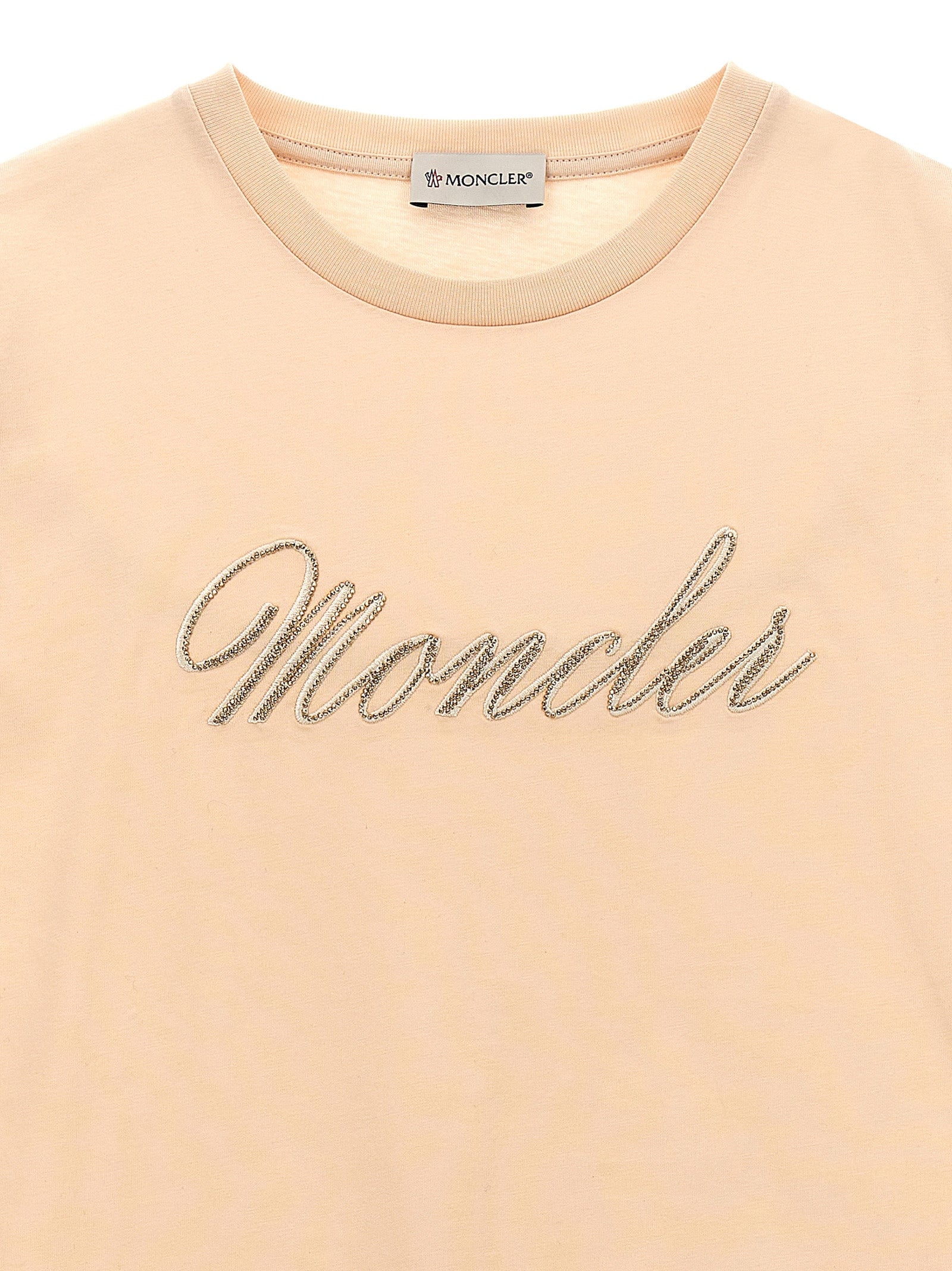 Moncler Enfant Logo Embroidery T-shirt