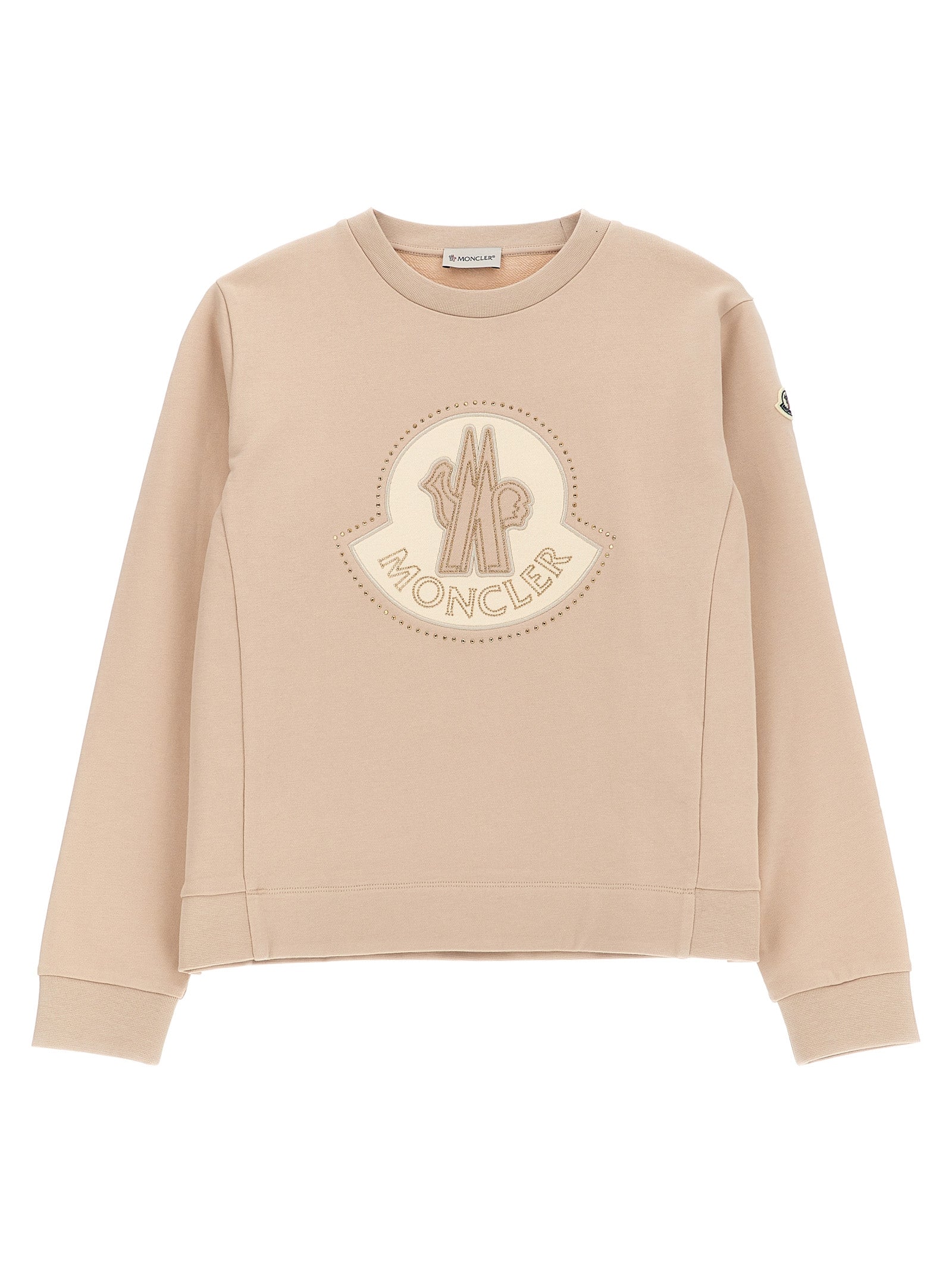 Moncler Enfant Rhinestone Logo Sweatshirt