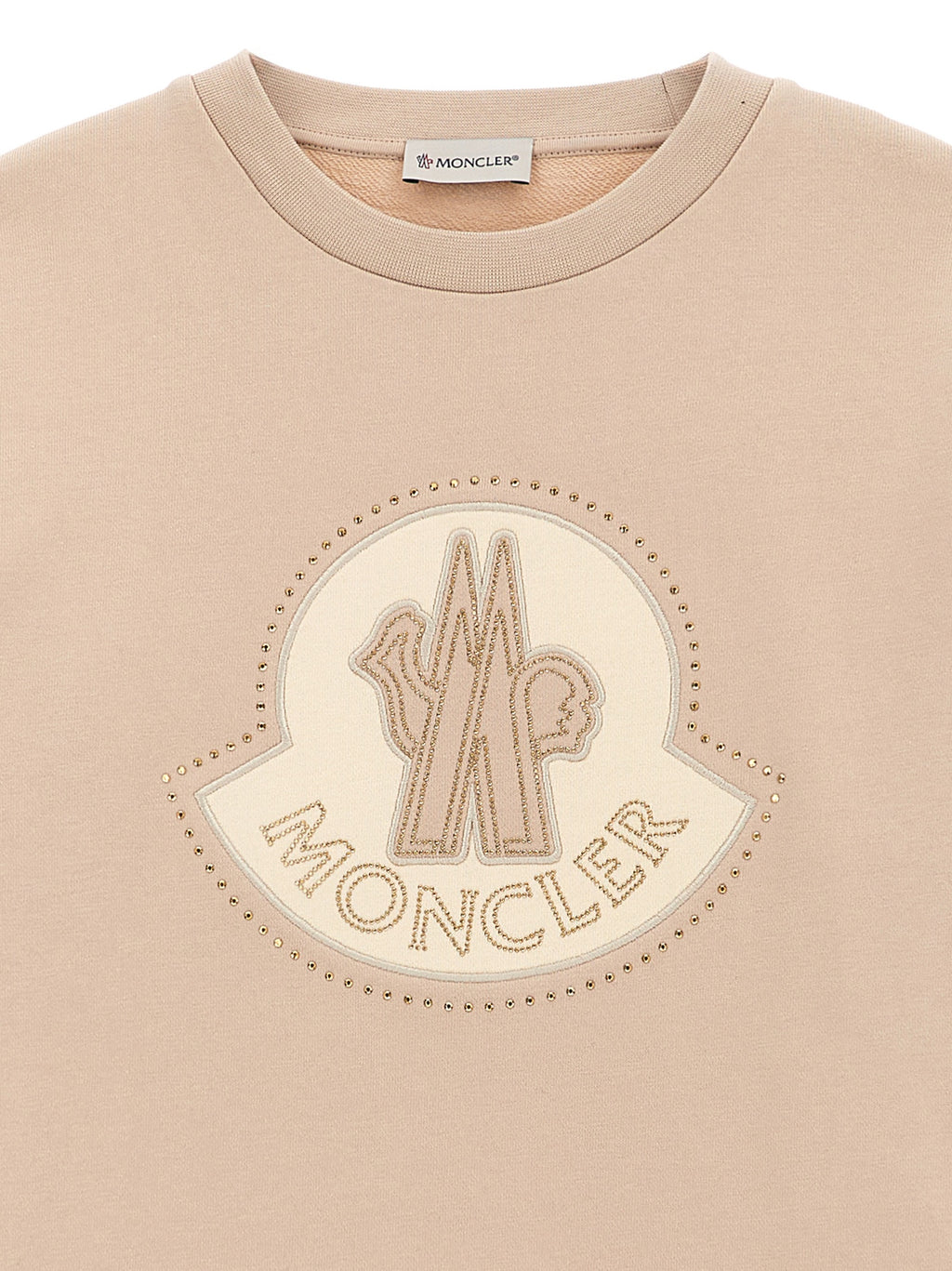 Moncler Enfant Rhinestone Logo Sweatshirt