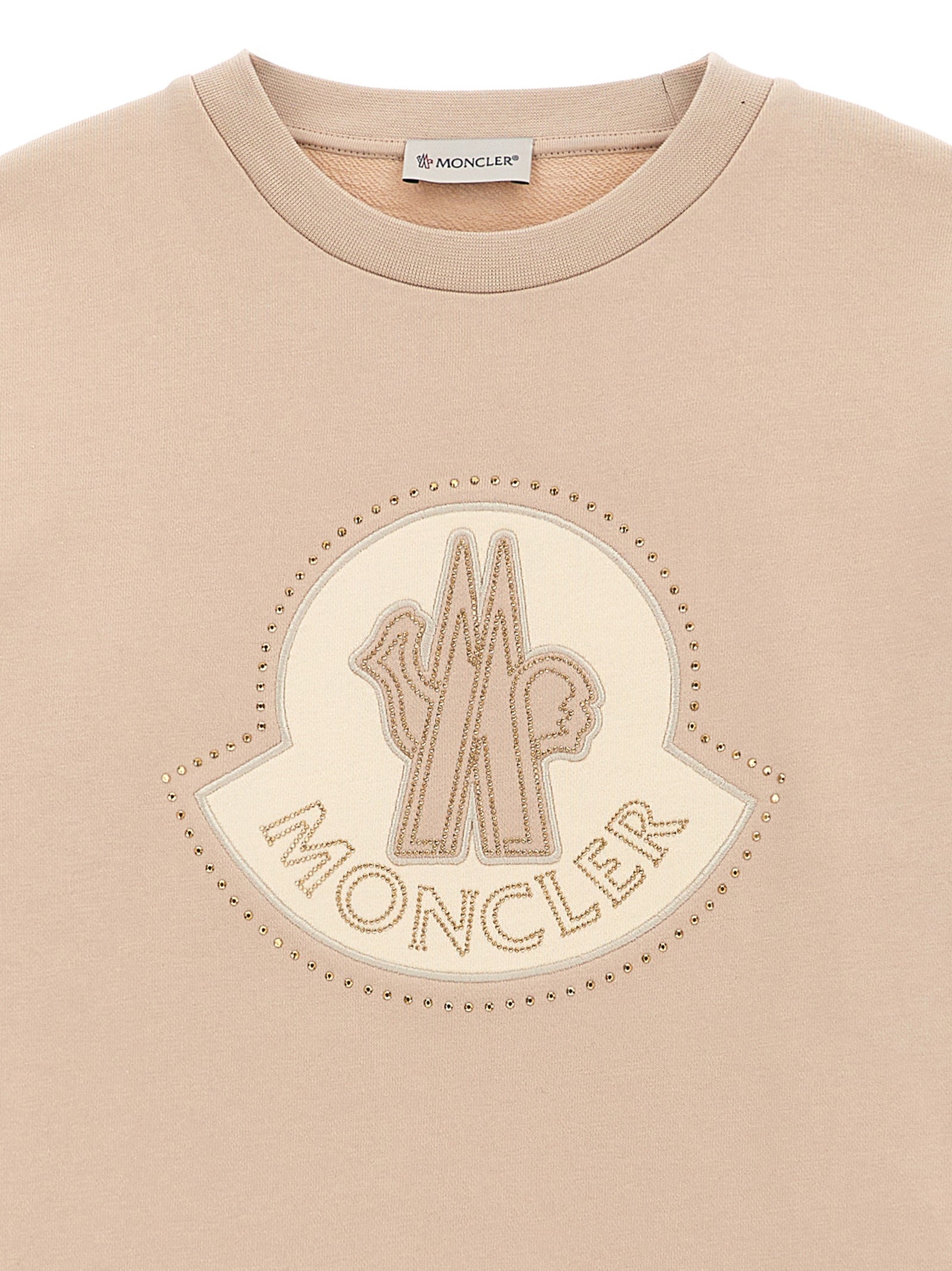 Moncler Enfant Rhinestone Logo Sweatshirt