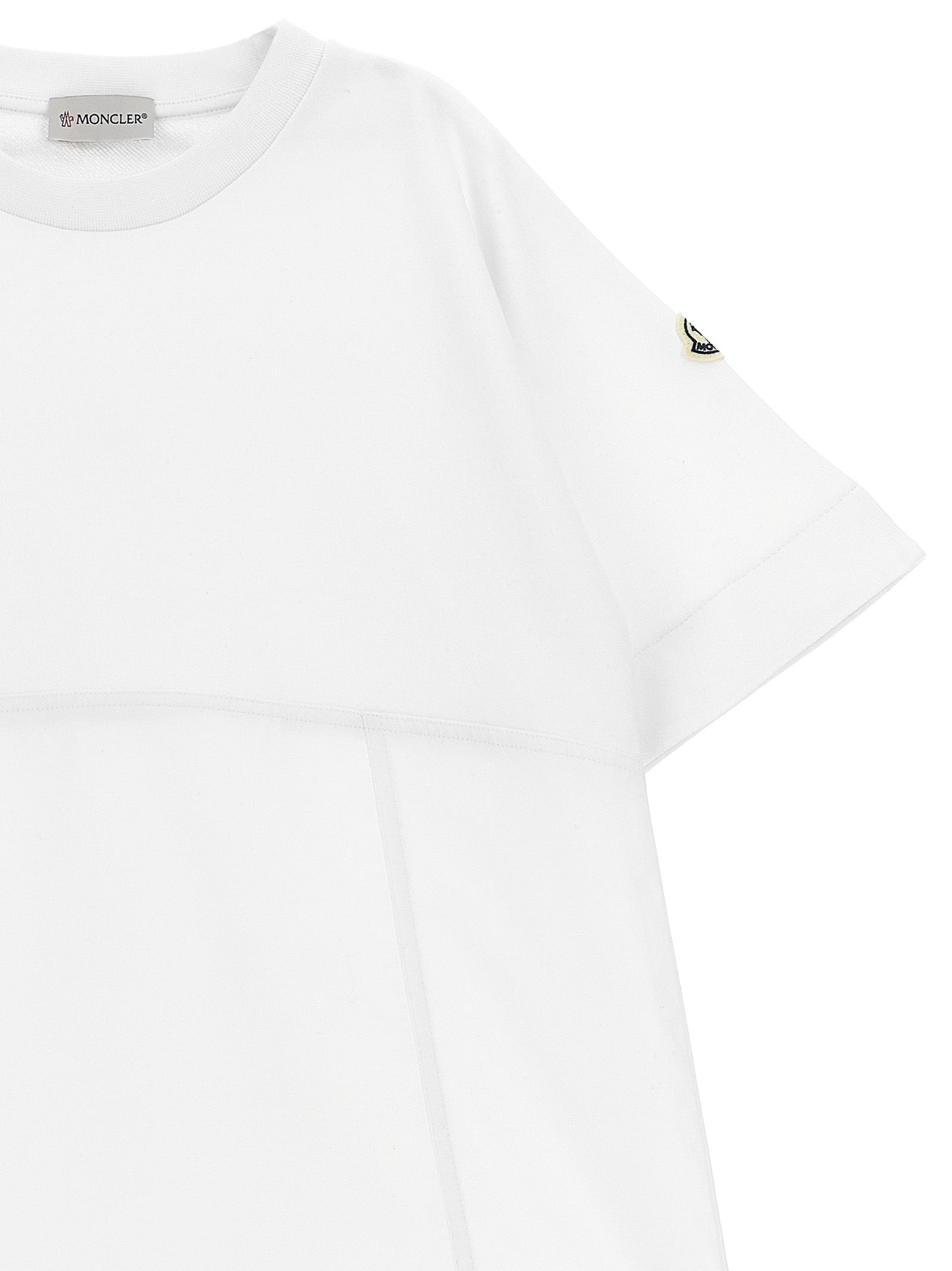 Moncler Enfant Two-material Dress