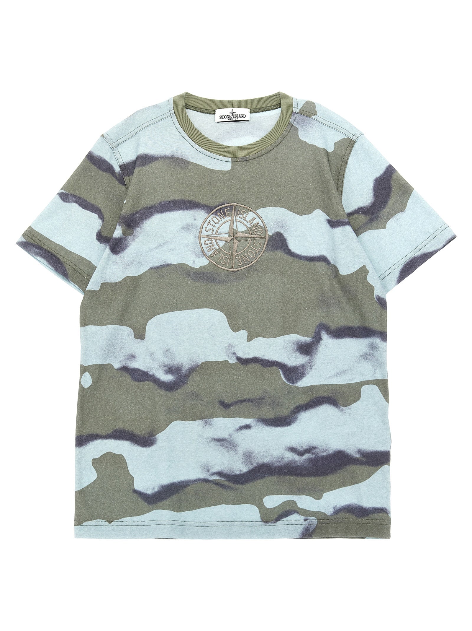 Stone Island Junior Logo Embroidery T-shirt