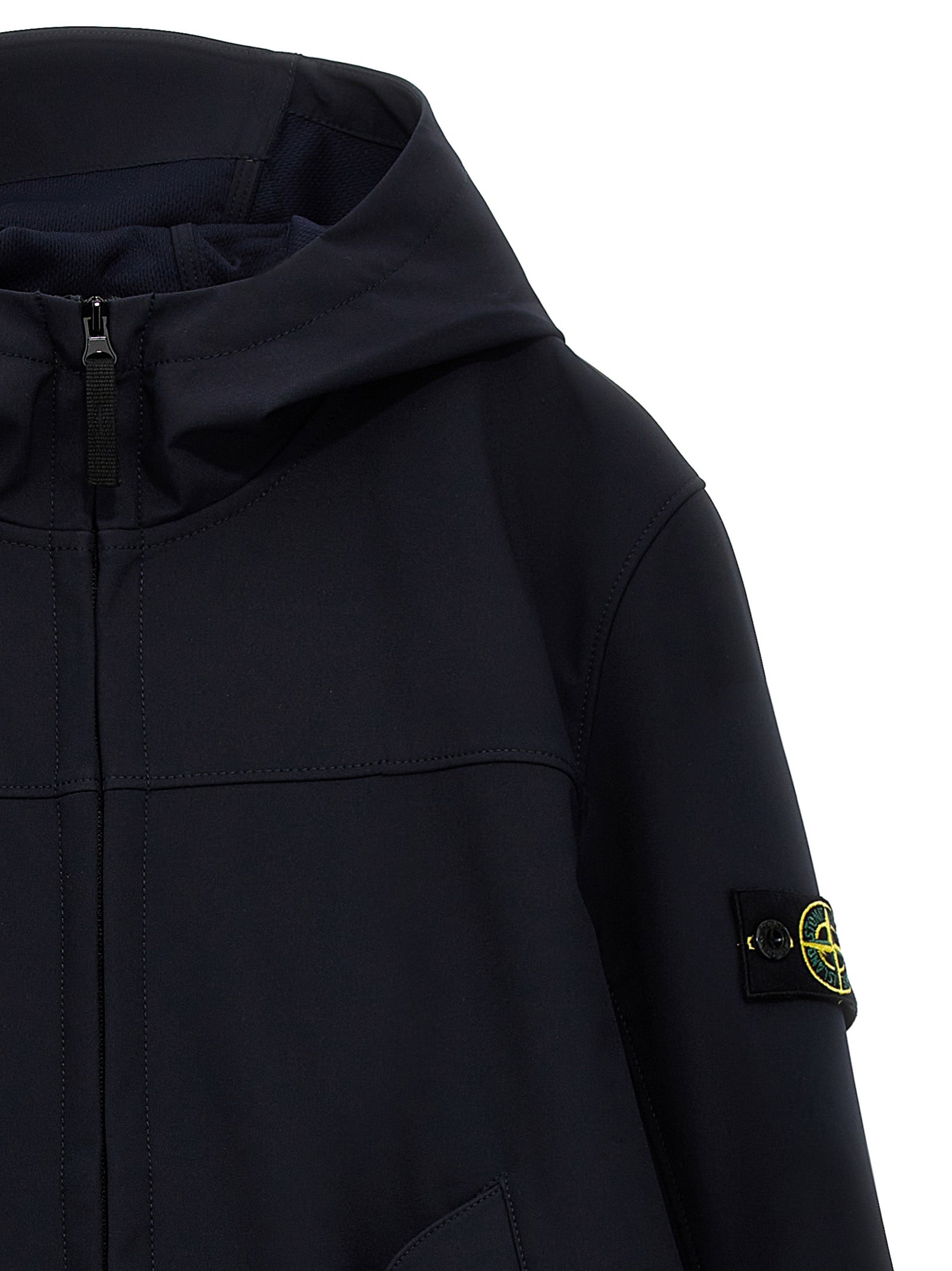 Stone Island Junior Light Soft Shell-r E.dye® Technology Jacket