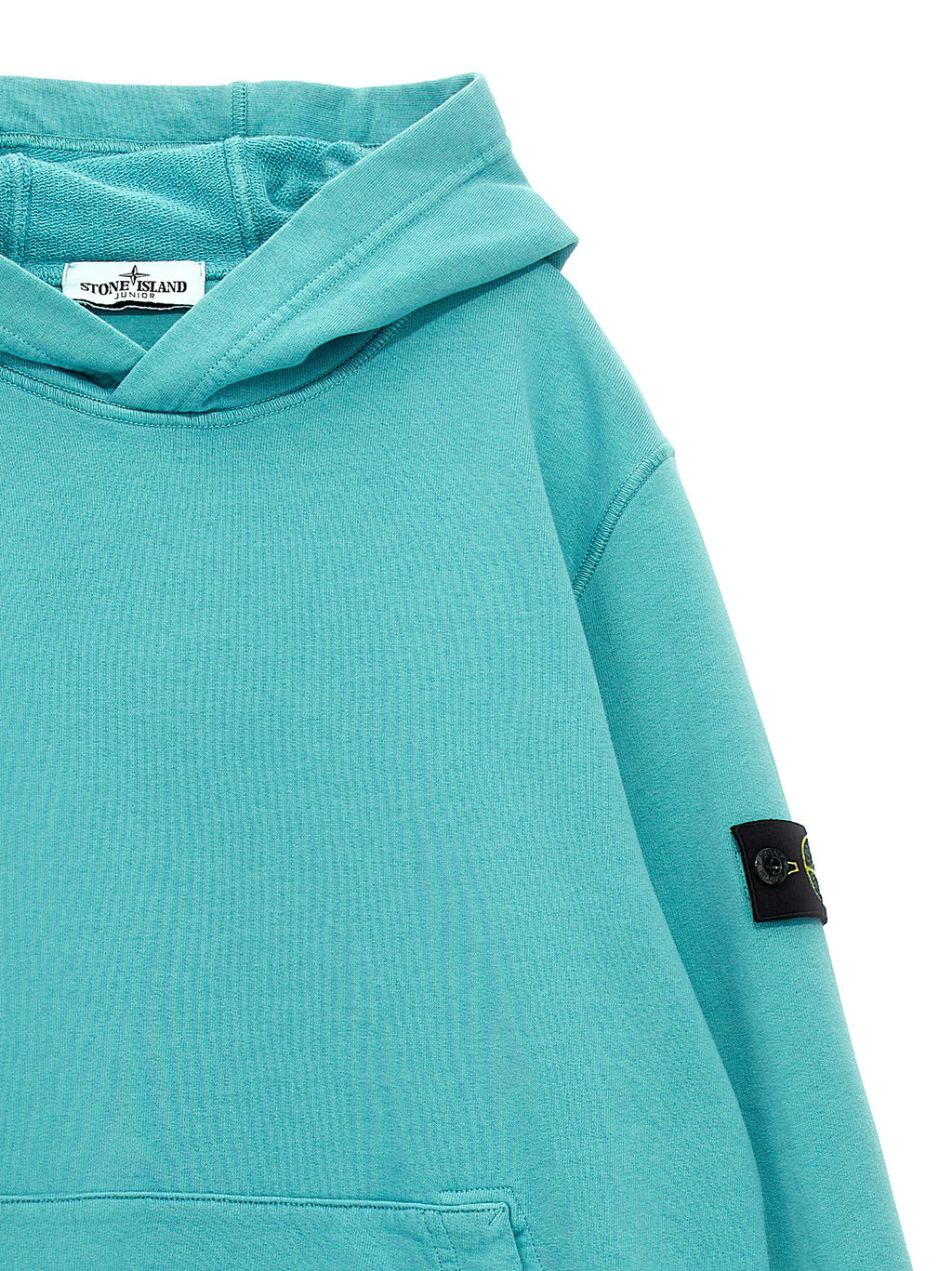 Stone Island Junior Logo Badge Hoodie