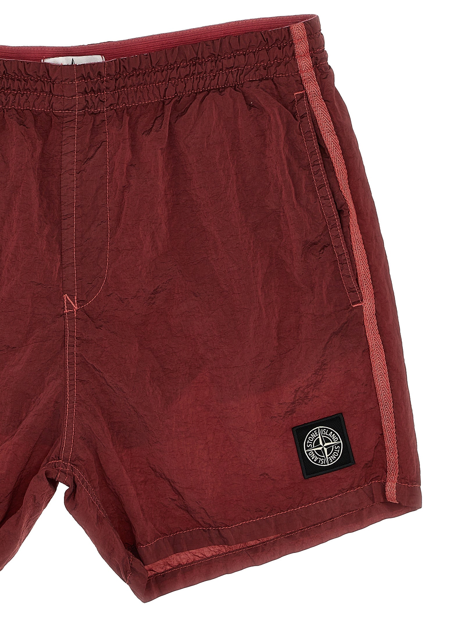 Stone Island Junior Logo Swimsuit