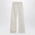 Calvin Klein Relaxed Flared beige jeans in linen blend