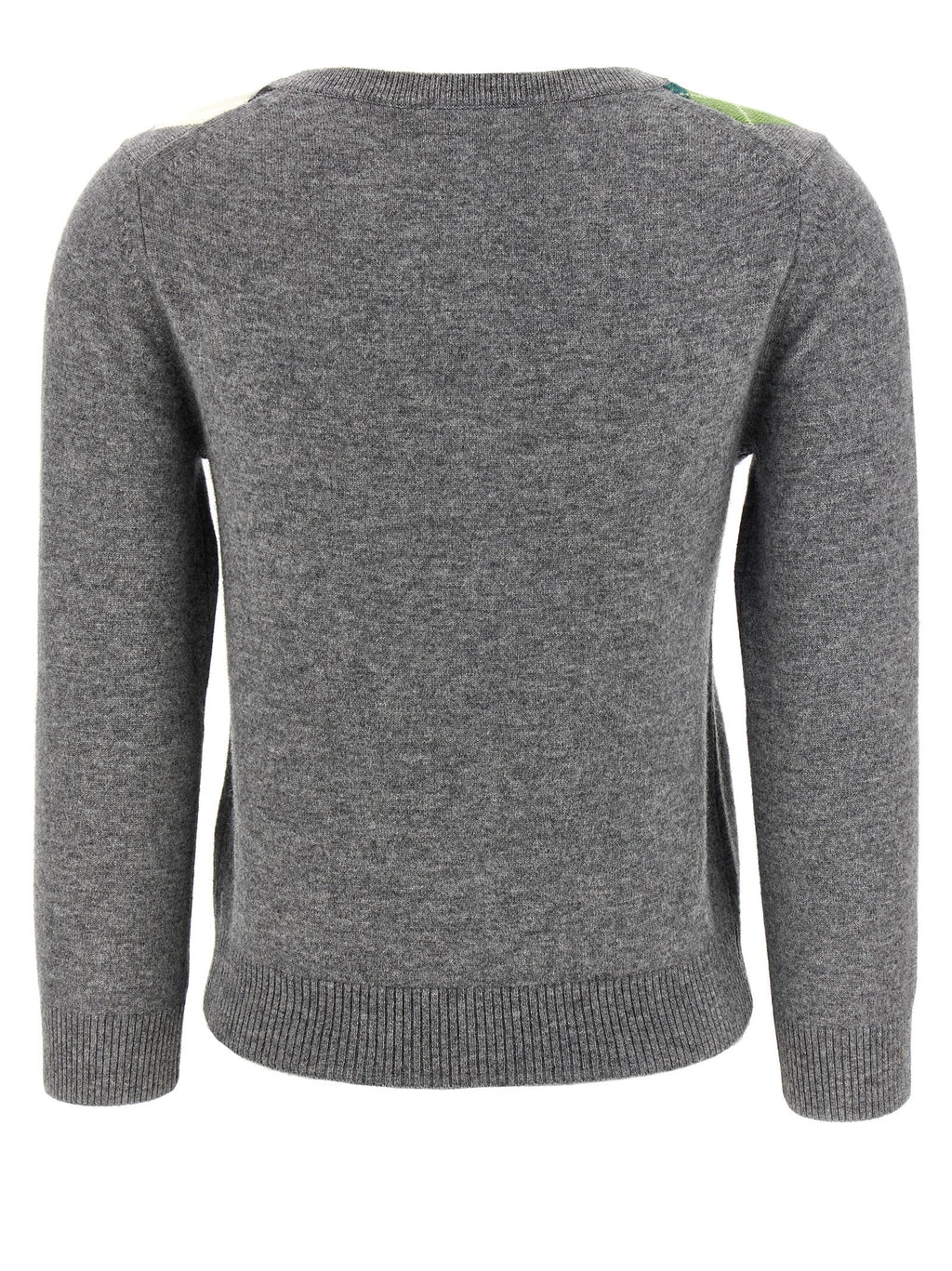 Ganni Grey Check Cardigan