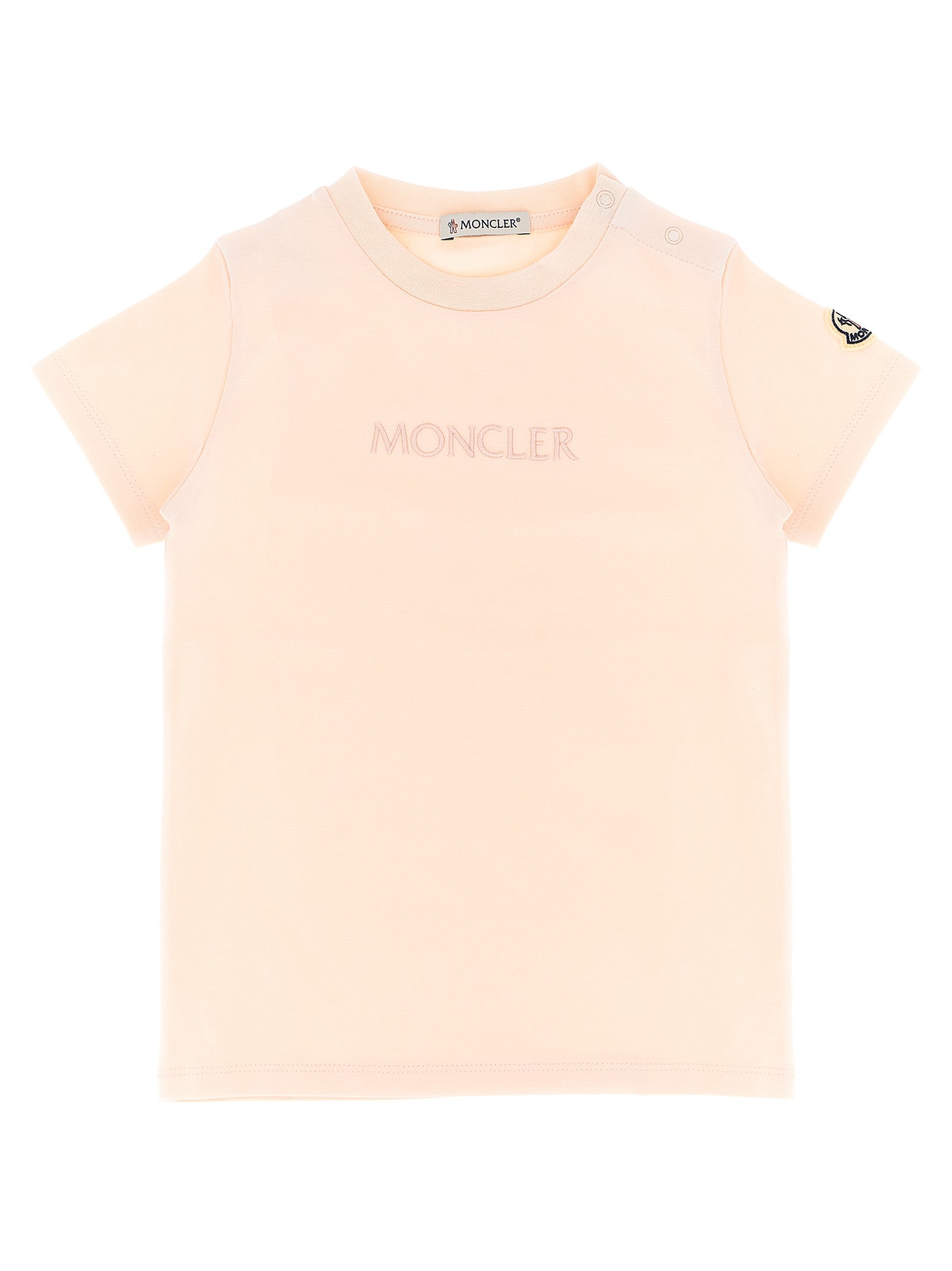 Moncler Enfant Logo Embroidery T-shirt