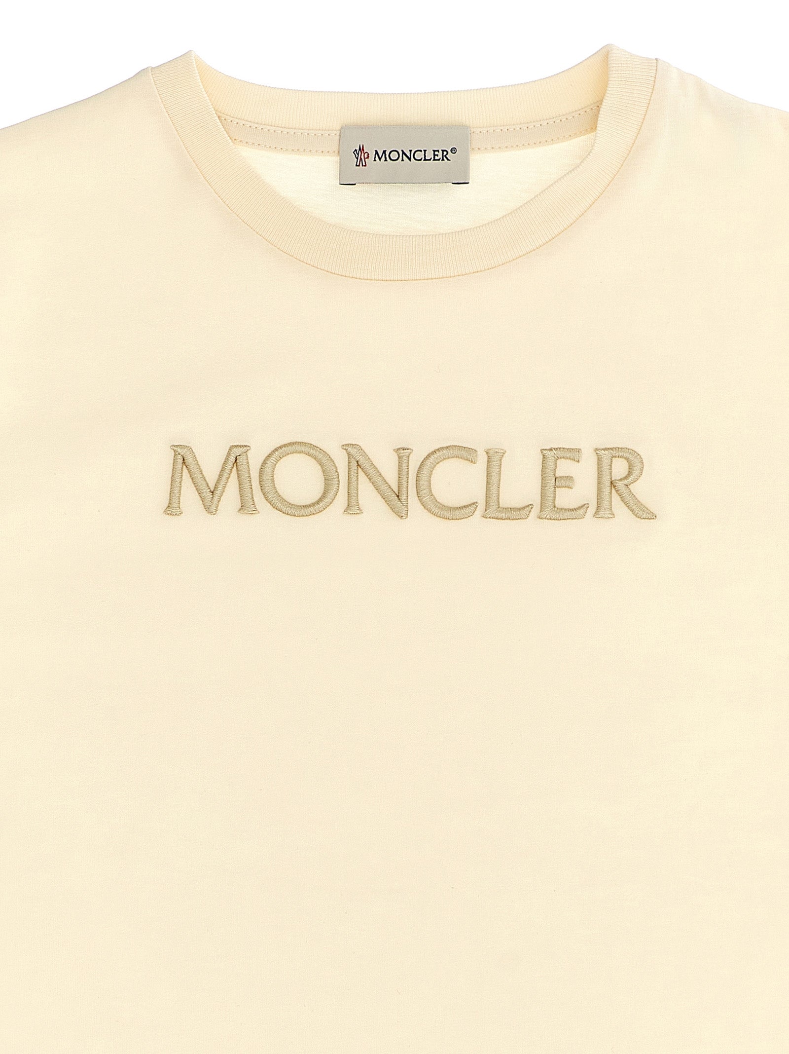 Moncler Enfant Logo Embroidery T-shirt