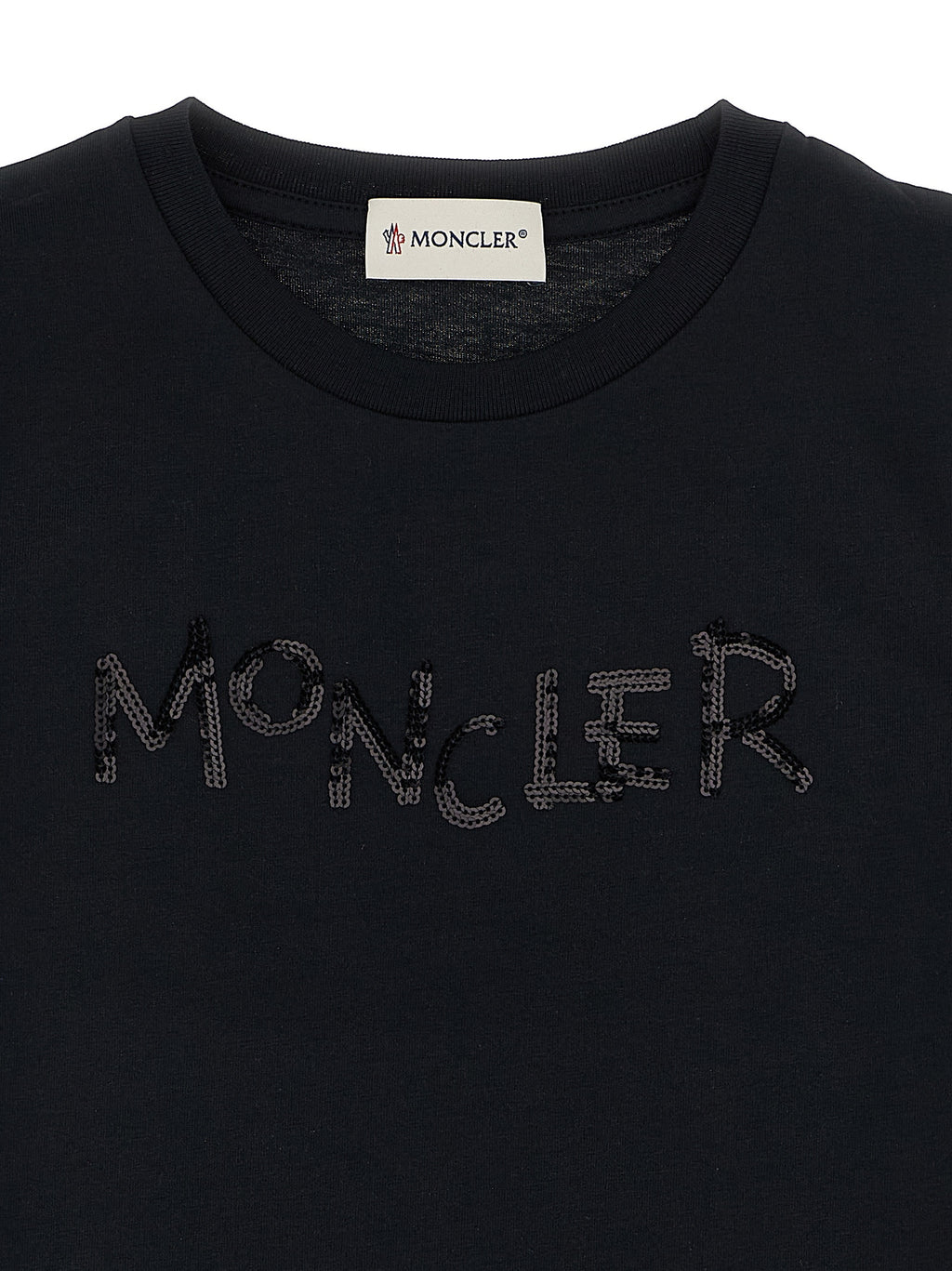 Moncler Enfant Sequins Logo T-shirt