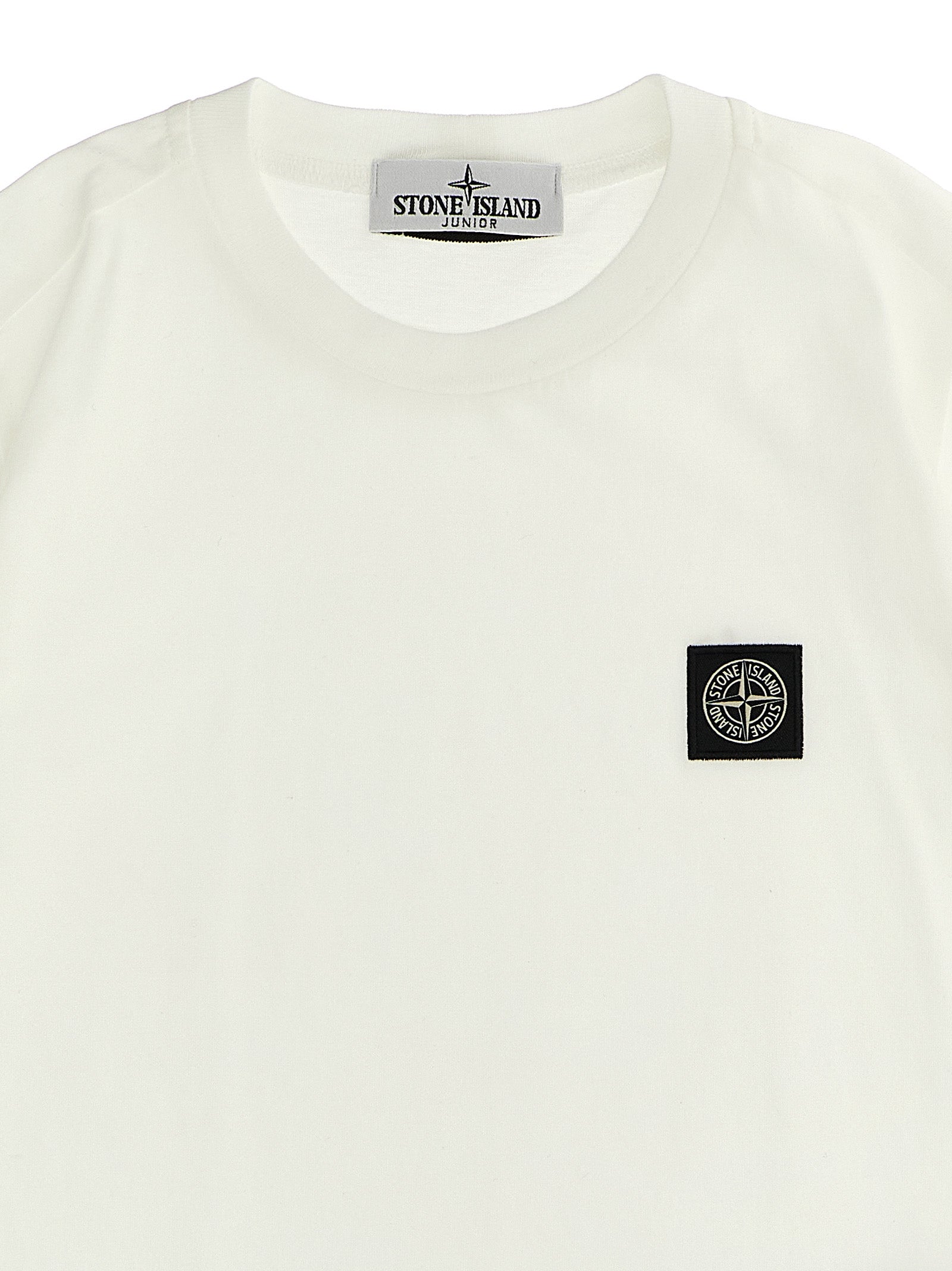 Stone Island Junior Logo Patch T-shirt