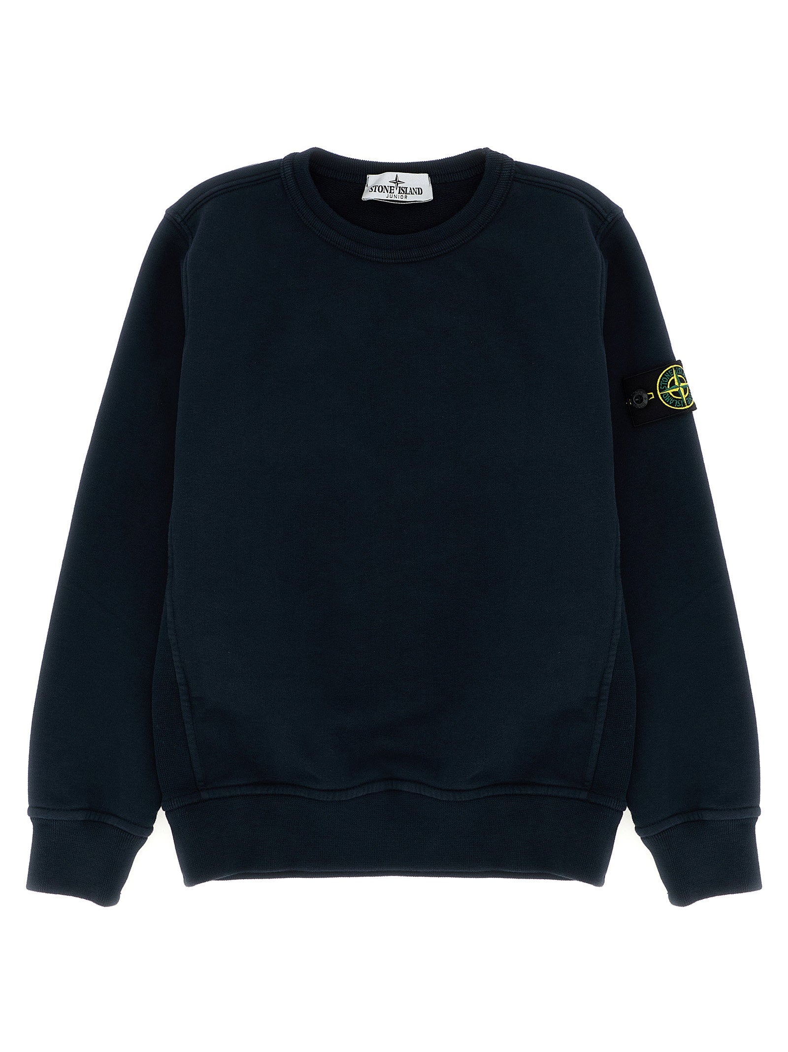 Stone Island Junior Logo Badge Sweatshirt