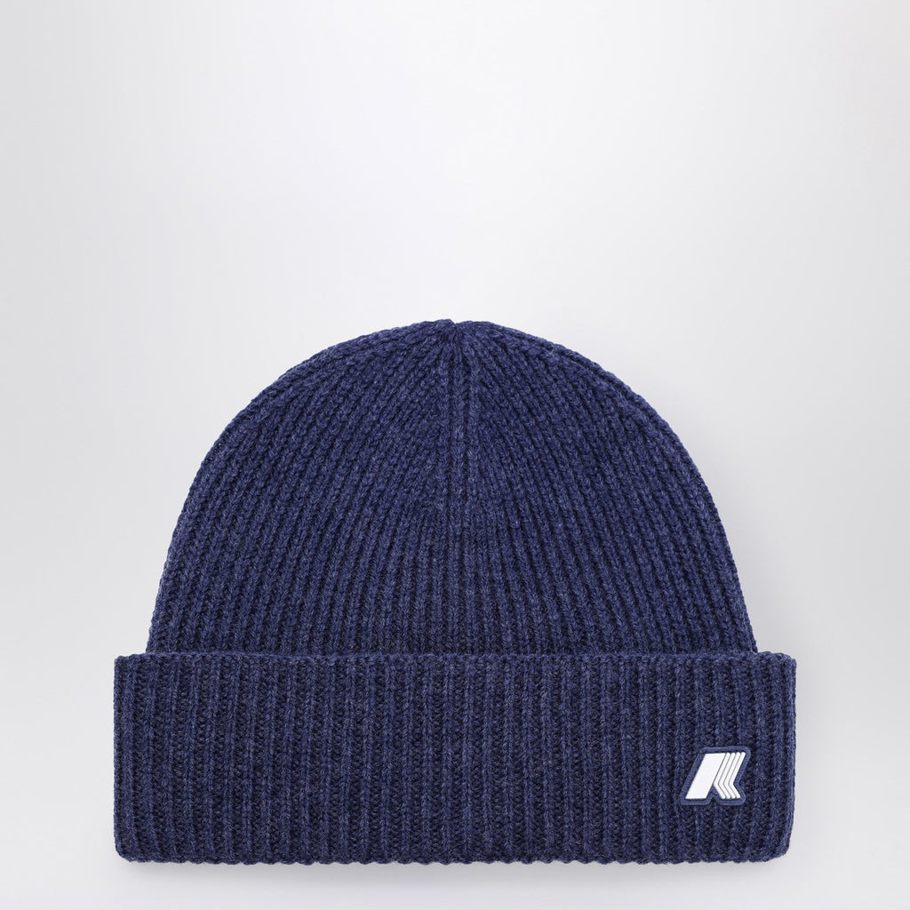 K-Way Brice beanie in cobalt blue melange