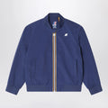 K-Way Aorelian blue nylon jacket