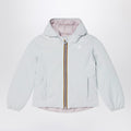 K-Way Reversible Lily Thermo jacket in gardenia white/pink