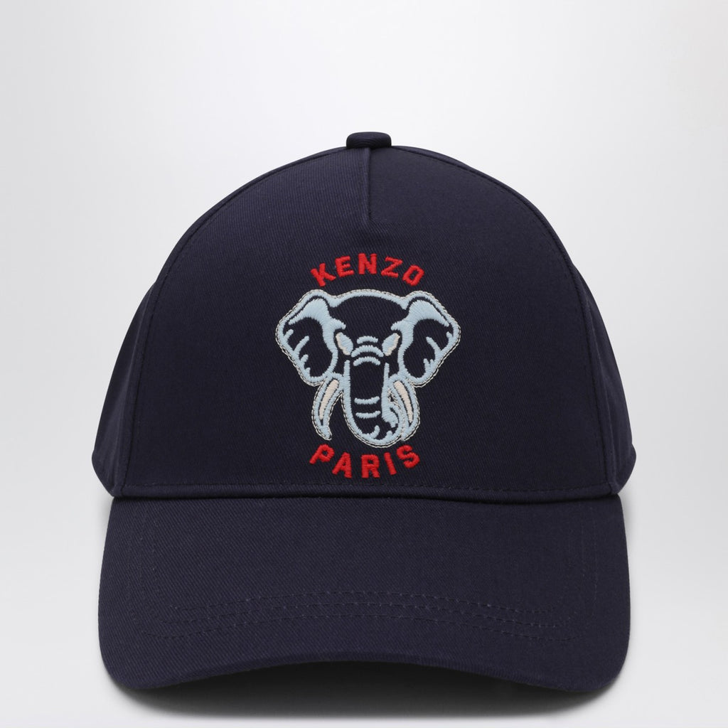 KENZO Navy blue baseball cap with logo