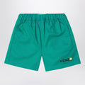KENZO Green cotton shorts with logo