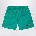 KENZO Green cotton Shorts with logo