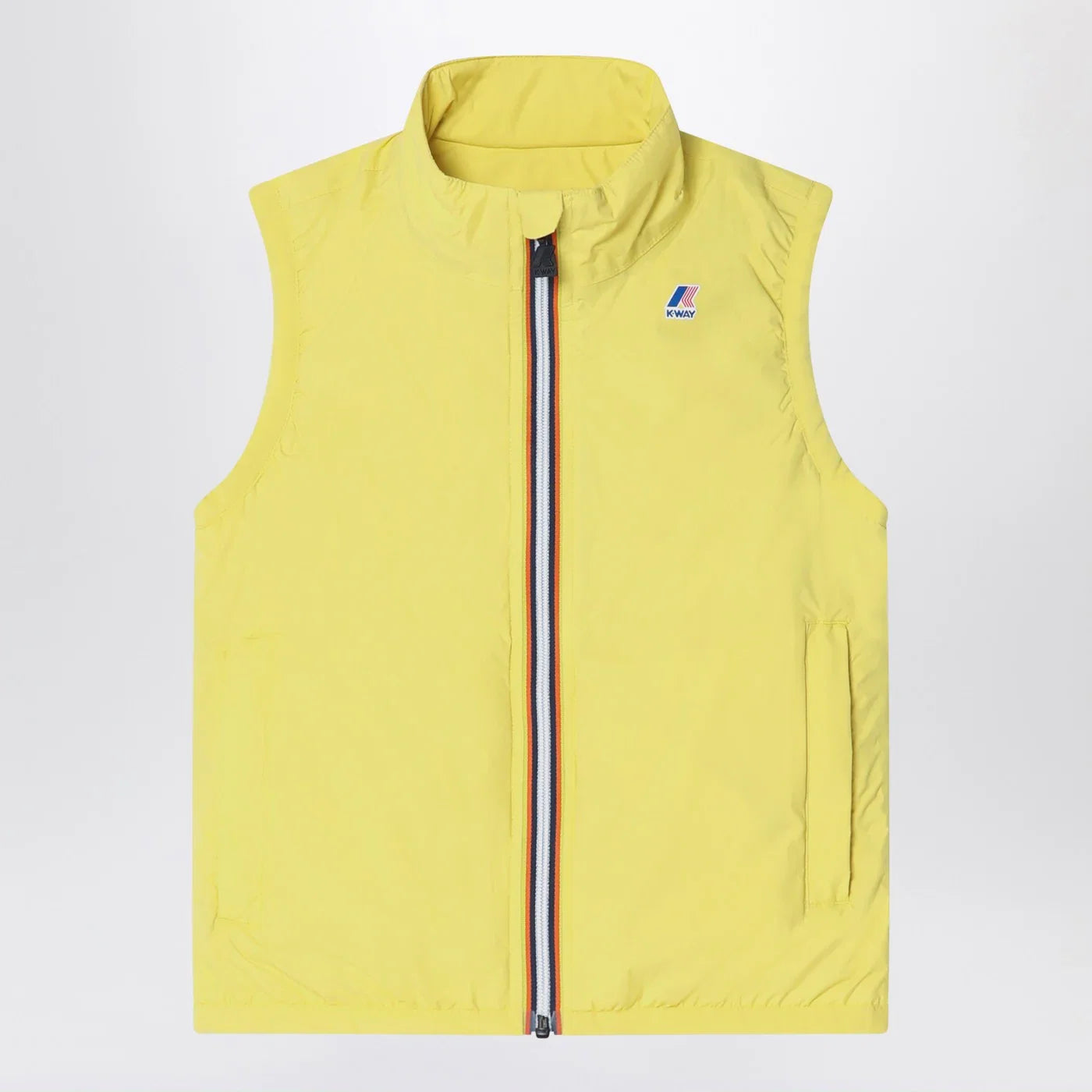 K-Way Yellow waterproof nylon vest