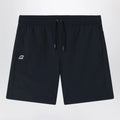 K-Way Black Nesilier water-repellent fleece shorts
