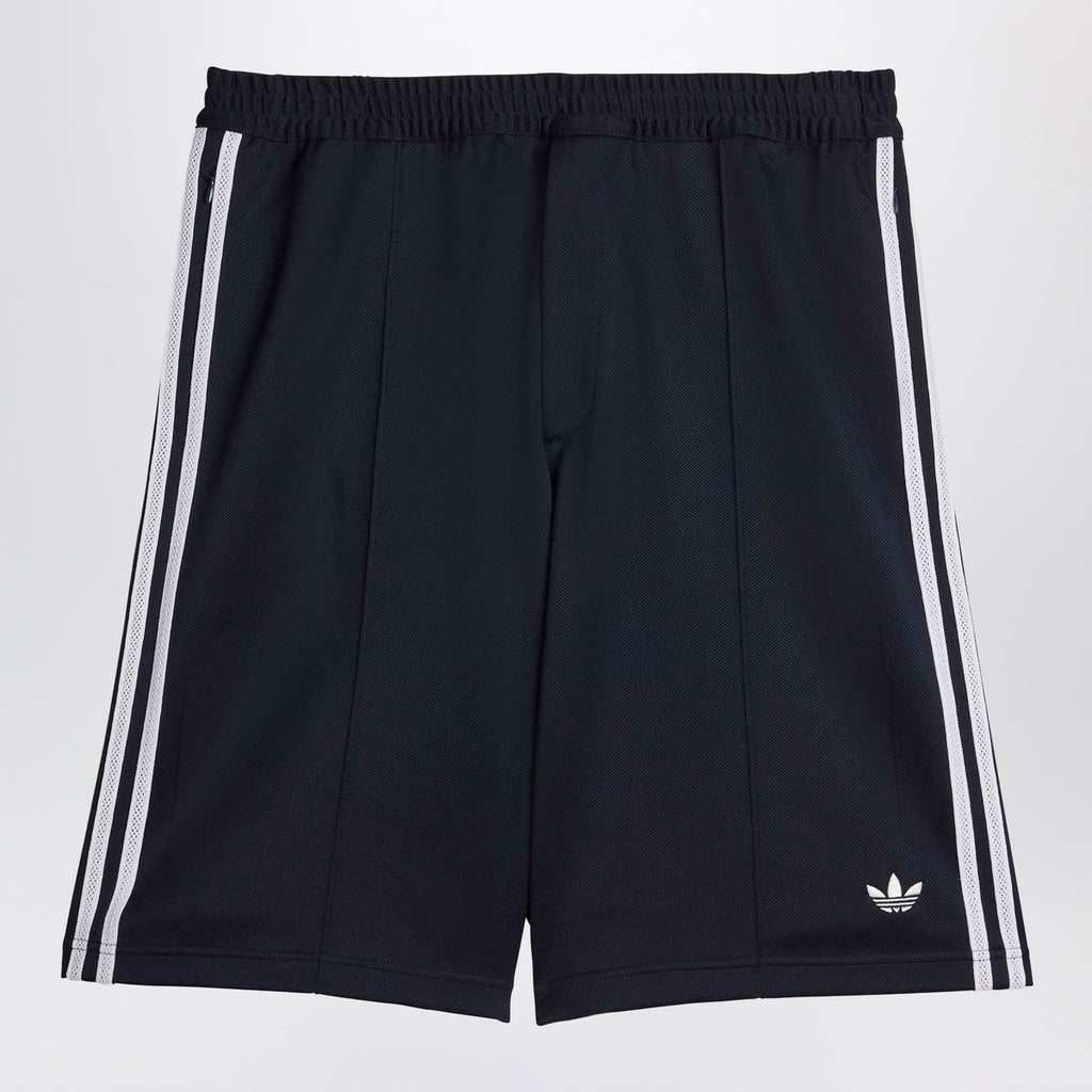 adidas by Wales Bonner Navy blue oversized stretch twill Bermuda shorts