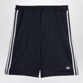 adidas by Wales Bonner Navy blue oversized stretch twill Bermuda shorts