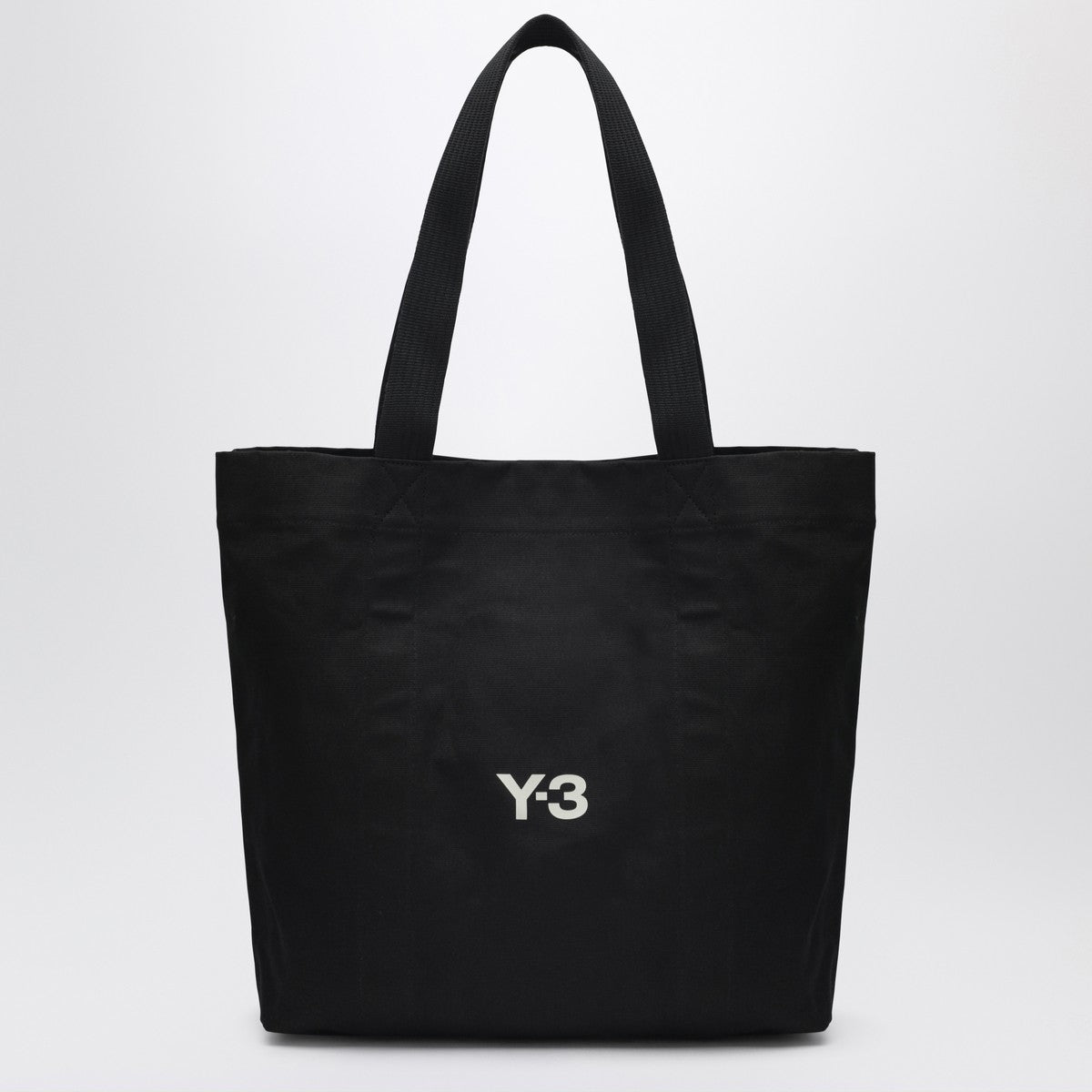 adidas Y-3 Black canvas bag with logo print