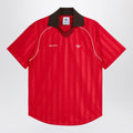 adidas by Wales Bonner Scarlet red jacquard football T-shirt