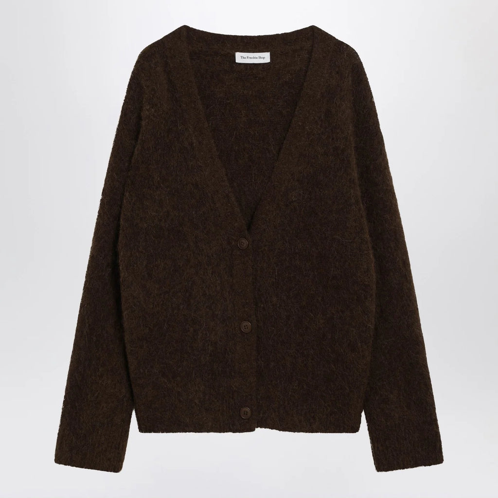 The Frankie Shop Olive brown oversized Elland cardigan