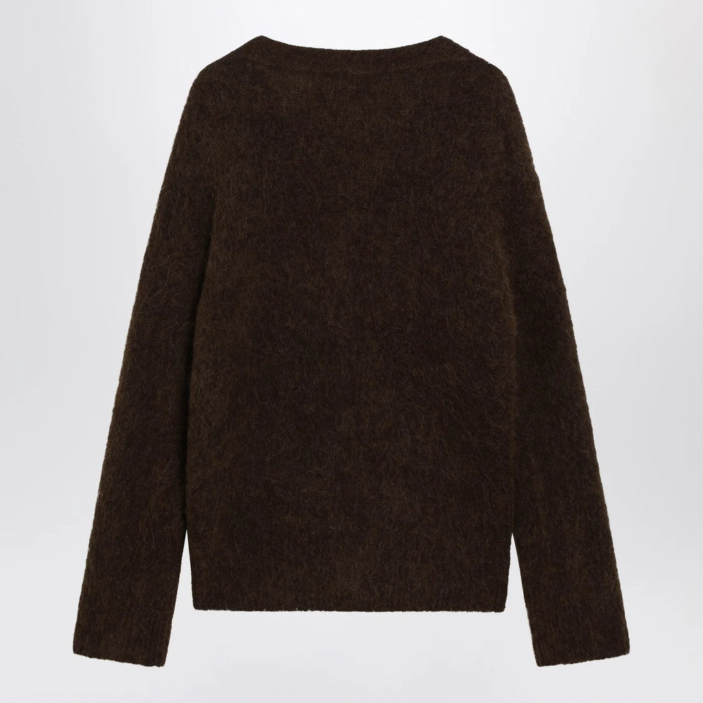 The Frankie Shop Olive brown oversized Elland cardigan