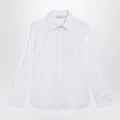 Max Mara White cotton shirt with logo