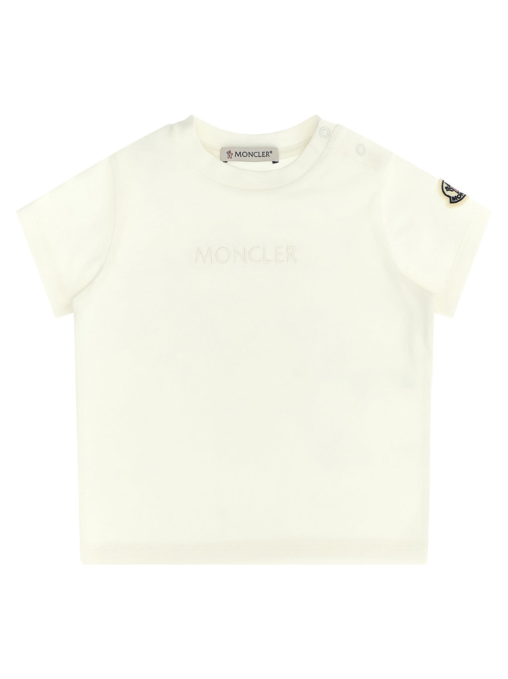 Moncler Enfant Logo Embroidery T-shirt