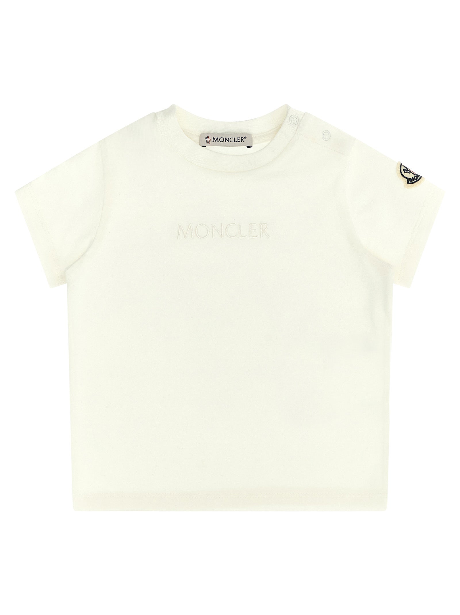 Moncler Enfant Logo Embroidery T-shirt