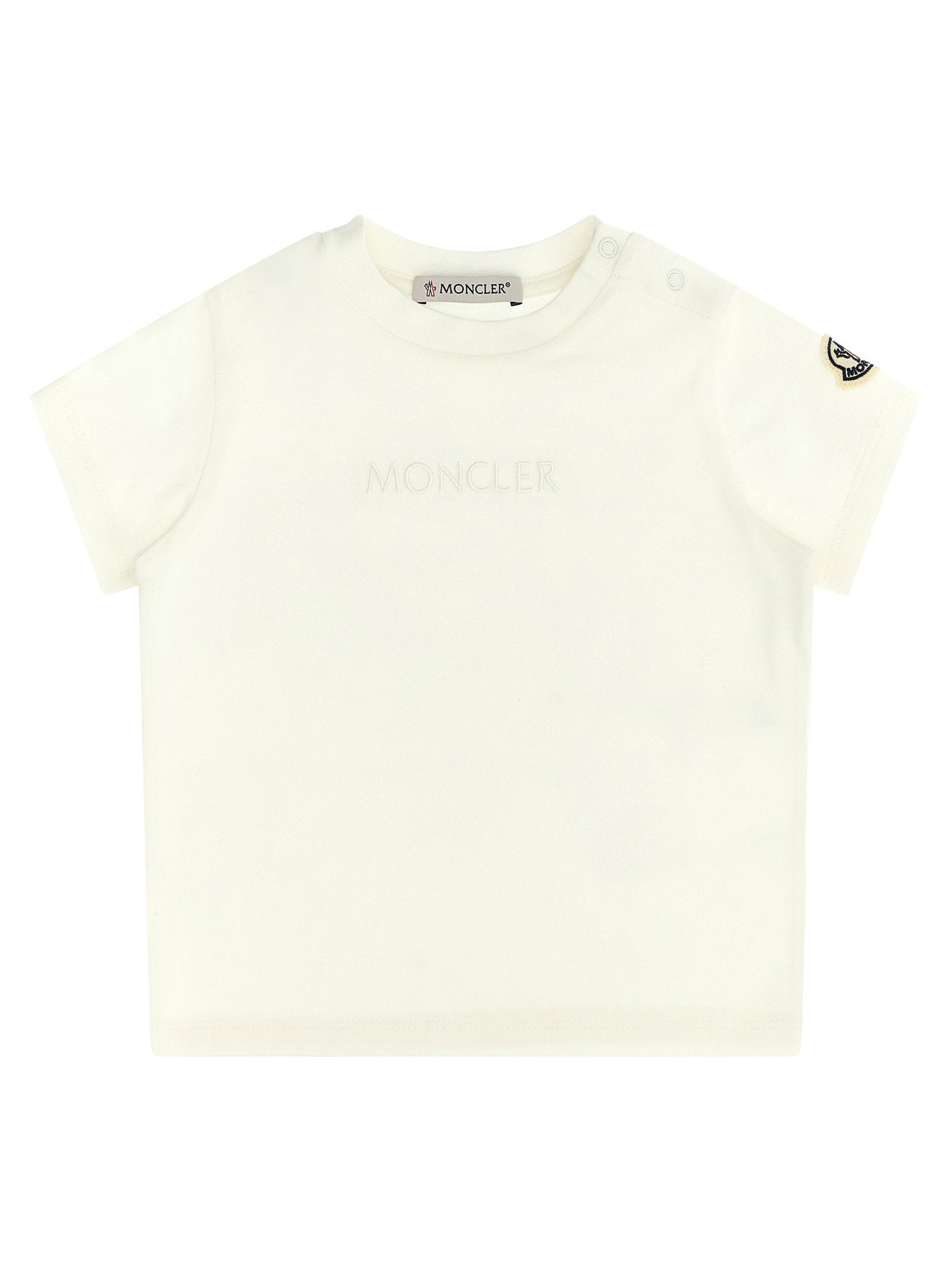 Moncler Enfant Logo Embroidery T-shirt