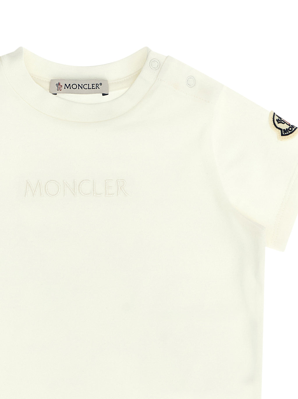 Moncler Enfant Logo Embroidery T-shirt
