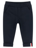 Moncler Enfant Tricolor Ribbon Joggers
