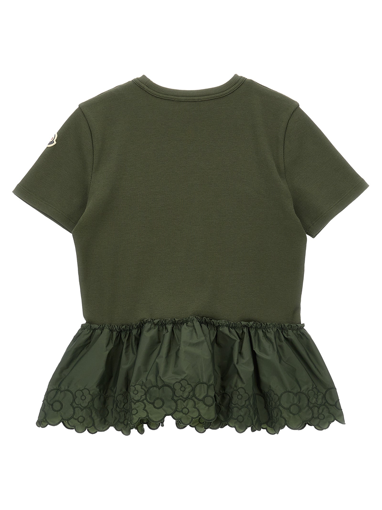 Moncler Enfant Floral Embroidery T-shirt