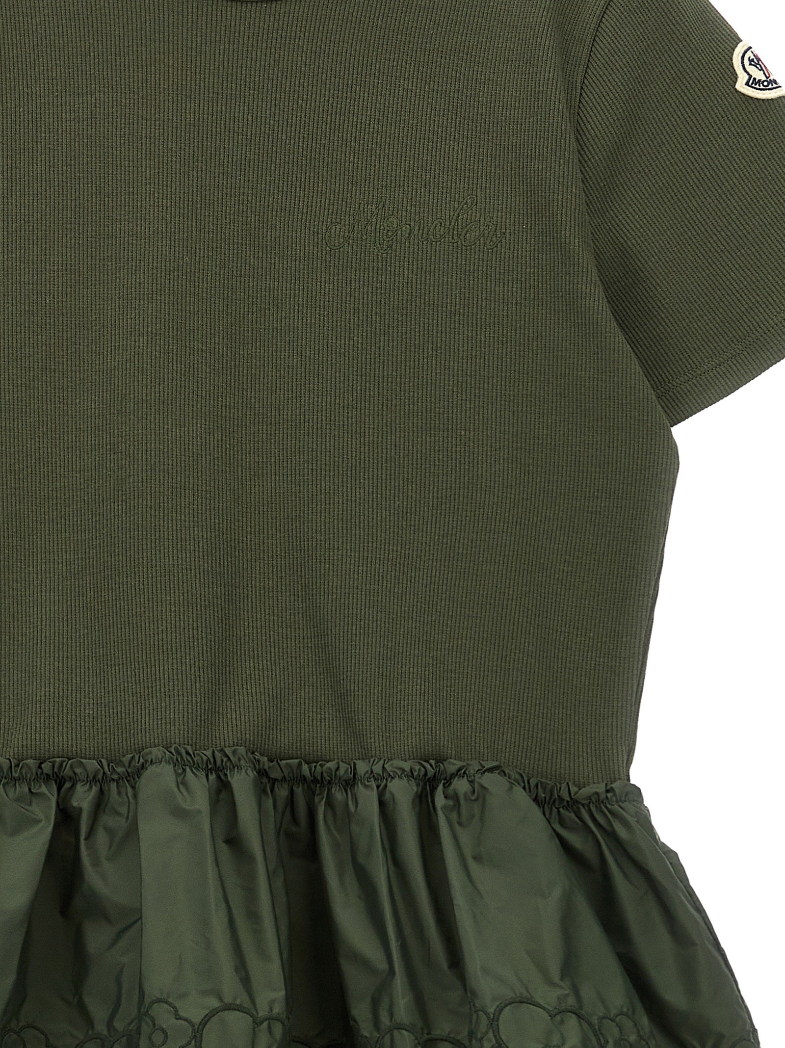 Moncler Enfant Floral Embroidery T-shirt