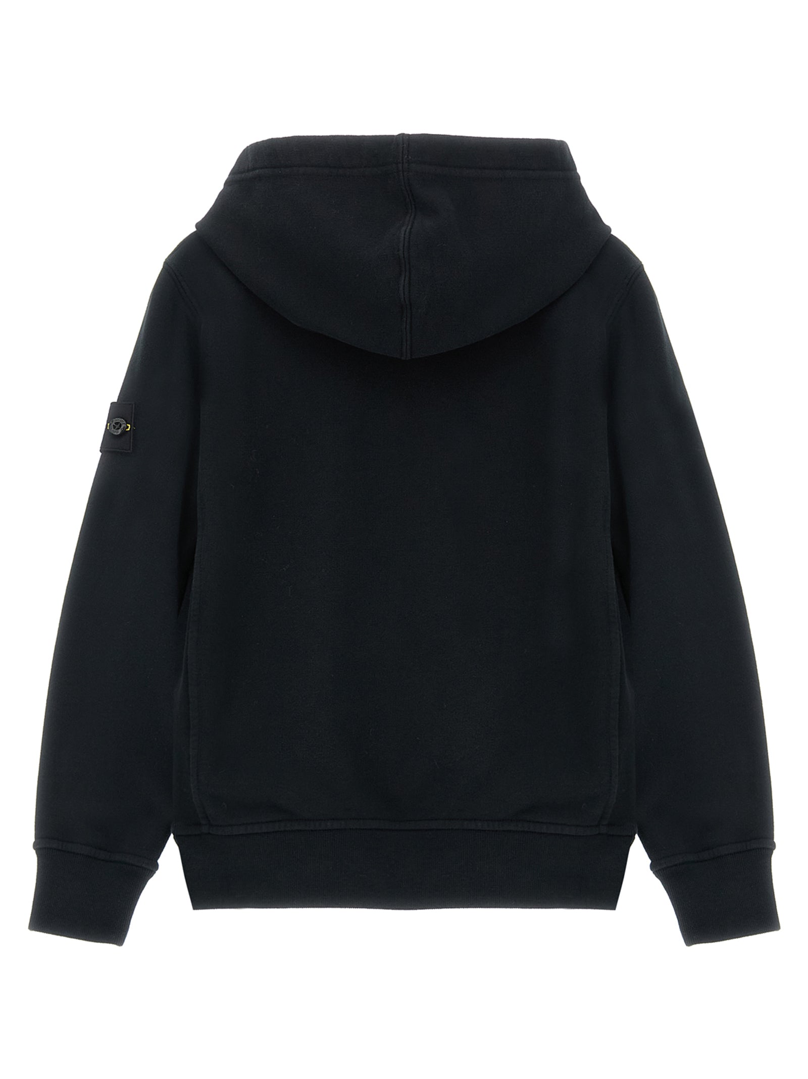 Stone Island Junior Logo Badge Hoodie