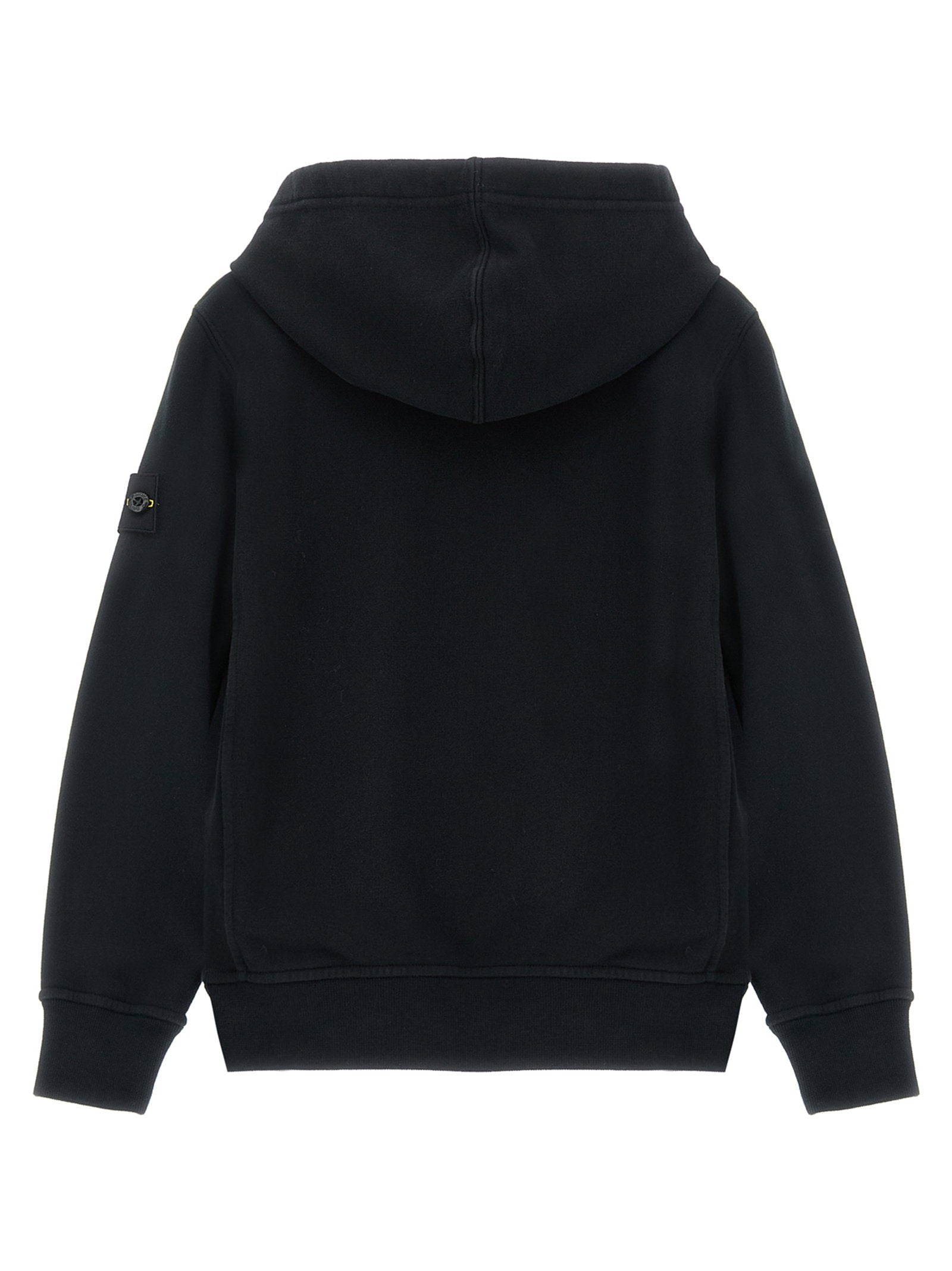 Stone Island Junior Logo Badge Hoodie
